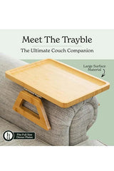 FREE SHIPPING Bamboo Trayble Couch Arm Table,for TV Dinners, Remotes, Drinks, Snacks ,13.75 x 9.5inch - 1 Bamboo Trayble Couch Arm Table,for TV Dinners, Remotes, Drinks, Snacks ,13.75 x 9.5inch - 2 Bamboo Trayble Couch Arm Table,for TV Dinners, Remotes
