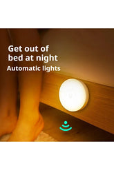 Choice Warm White 1pc Motion Sensor Night Light - Wireless LED Detector Lamp for Bedroom, Staircase
