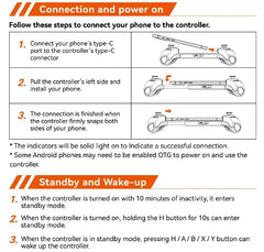 Choice White Original Gamwing Aobing Max Type-C AB01 Wired Bluetooth Stretch Game Controller Mobile For Pho