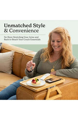 FREE SHIPPING   Bamboo Trayble Couch Arm Table，for TV Dinners, Remotes, Drinks, Snacks ,13.75 x 9.5inch - 1 Bamboo Trayble Couch Arm Table，for TV Dinners, Remotes, Drinks, Snacks ,13.75 x 9.5inch - 2 Bamboo Trayble Couch Arm Table，for TV Dinners, Remotes