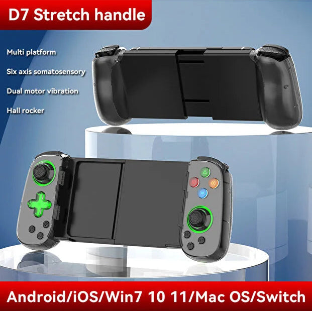 Choice D7-Black Hot Sale BSP D8 RGB Tablet Controller Wireless Handle For Switch Game Bluetooth Stretching
