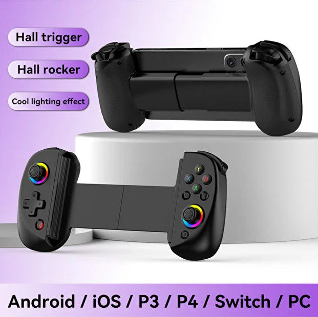 Choice D8-Black Hot Sale BSP D8 RGB Tablet Controller Wireless Handle For Switch Game Bluetooth Stretching