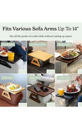 FREE SHIPPING   Bamboo Trayble Couch Arm Table，for TV Dinners, Remotes, Drinks, Snacks ,13.75 x 9.5inch - 1 Bamboo Trayble Couch Arm Table，for TV Dinners, Remotes, Drinks, Snacks ,13.75 x 9.5inch - 2 Bamboo Trayble Couch Arm Table，for TV Dinners, Remotes