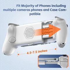 Choice White Original Gamwing Aobing Max Type-C AB01 Wired Bluetooth Stretch Game Controller Mobile For Pho